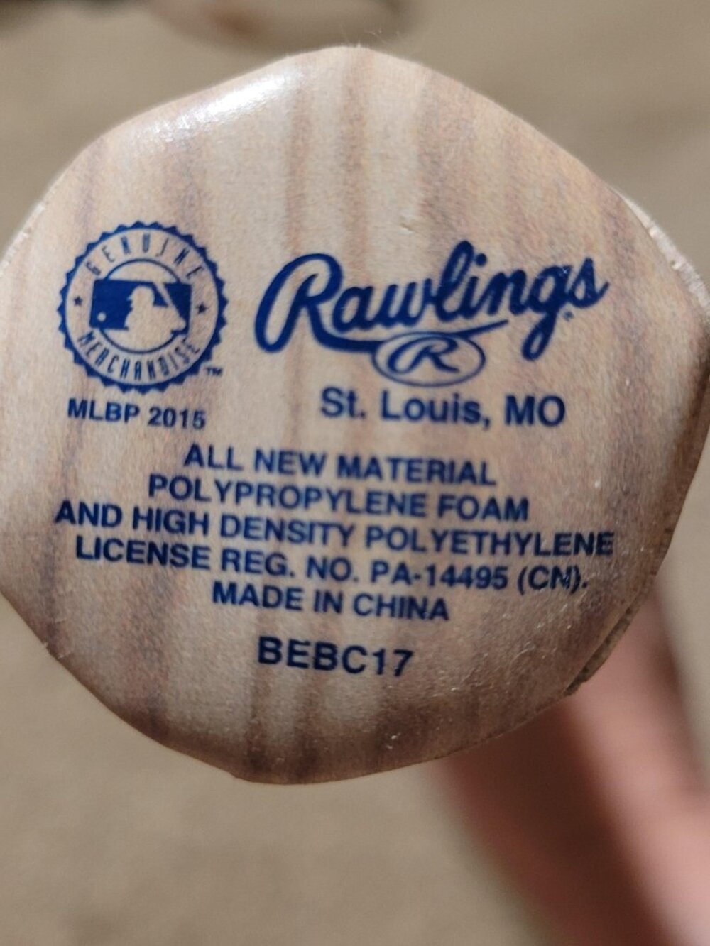 Rawlings MLB Texas Rangers Bat - Picture 8 of 8